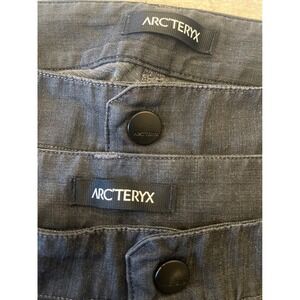 Arcteryx Phelix Pant Mens Charcoal Grey Size 38 Outdoor Hiking Casual Trousers